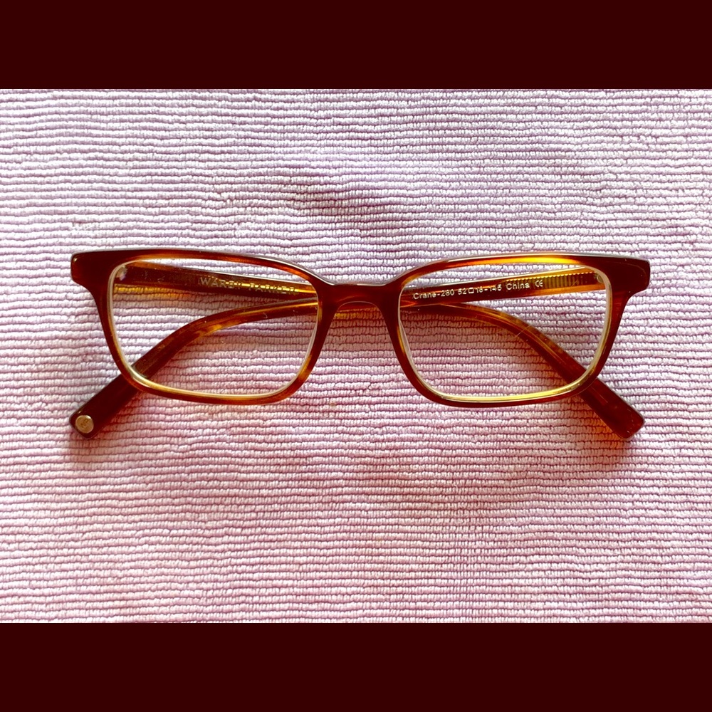 Warby Parker Crane Sugar Maple Frames